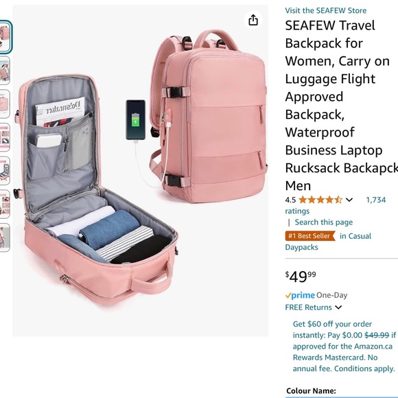 Amazon travel backpack - Picture 4 of 12